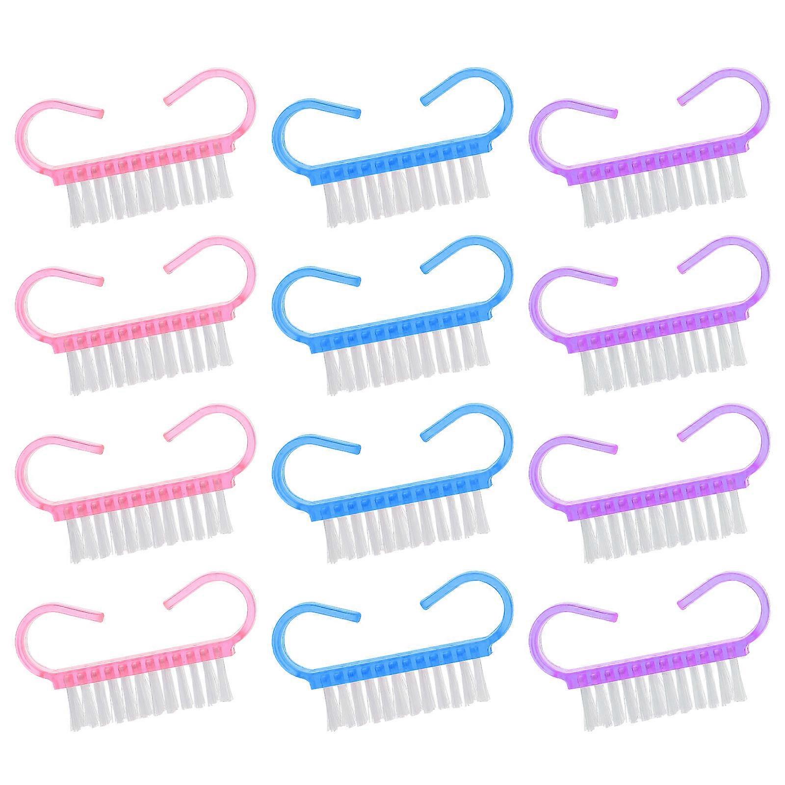 Portable Nail Clean Brush 30Pcs Small Nail Brush Manicure Supplies Professional Nail Salons Practical Design