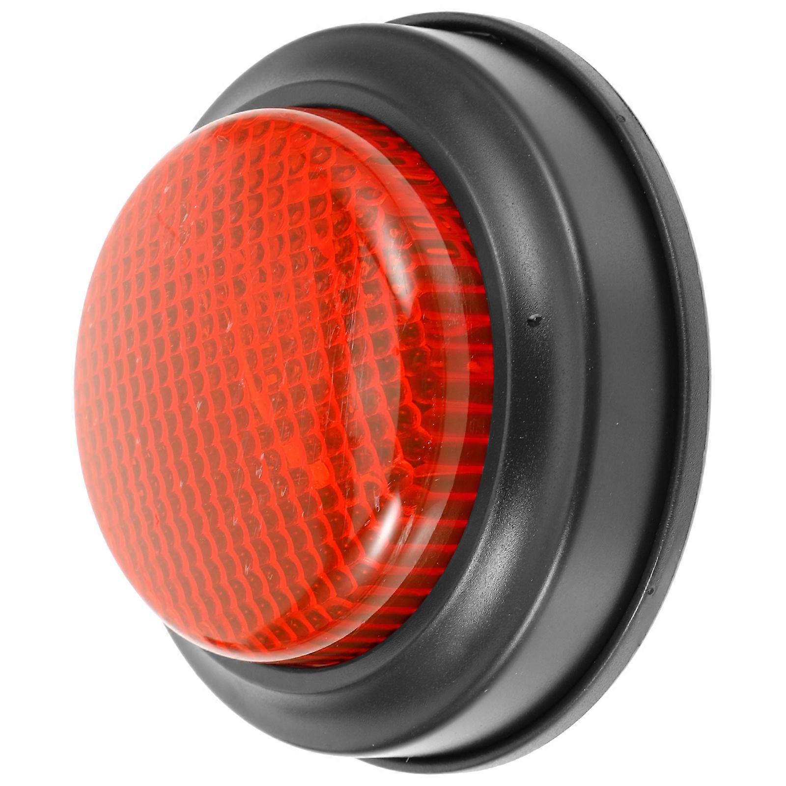 Lighted Game Buzzer with Sound and Flashing Lights Interactive Quiz Button for Classroom and Family Fun