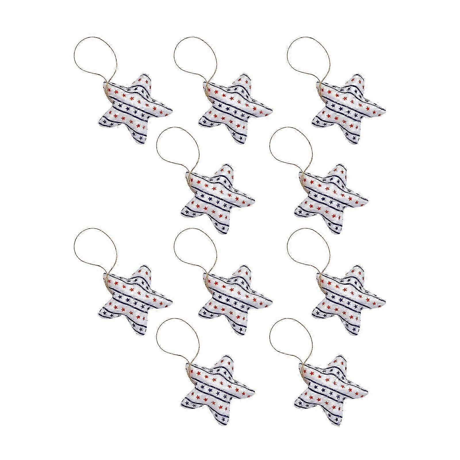 Independence Day Five-Pointed Star Decorations - 8cm Stars for Festive Celebrations & Harmony Hub 232 Decor