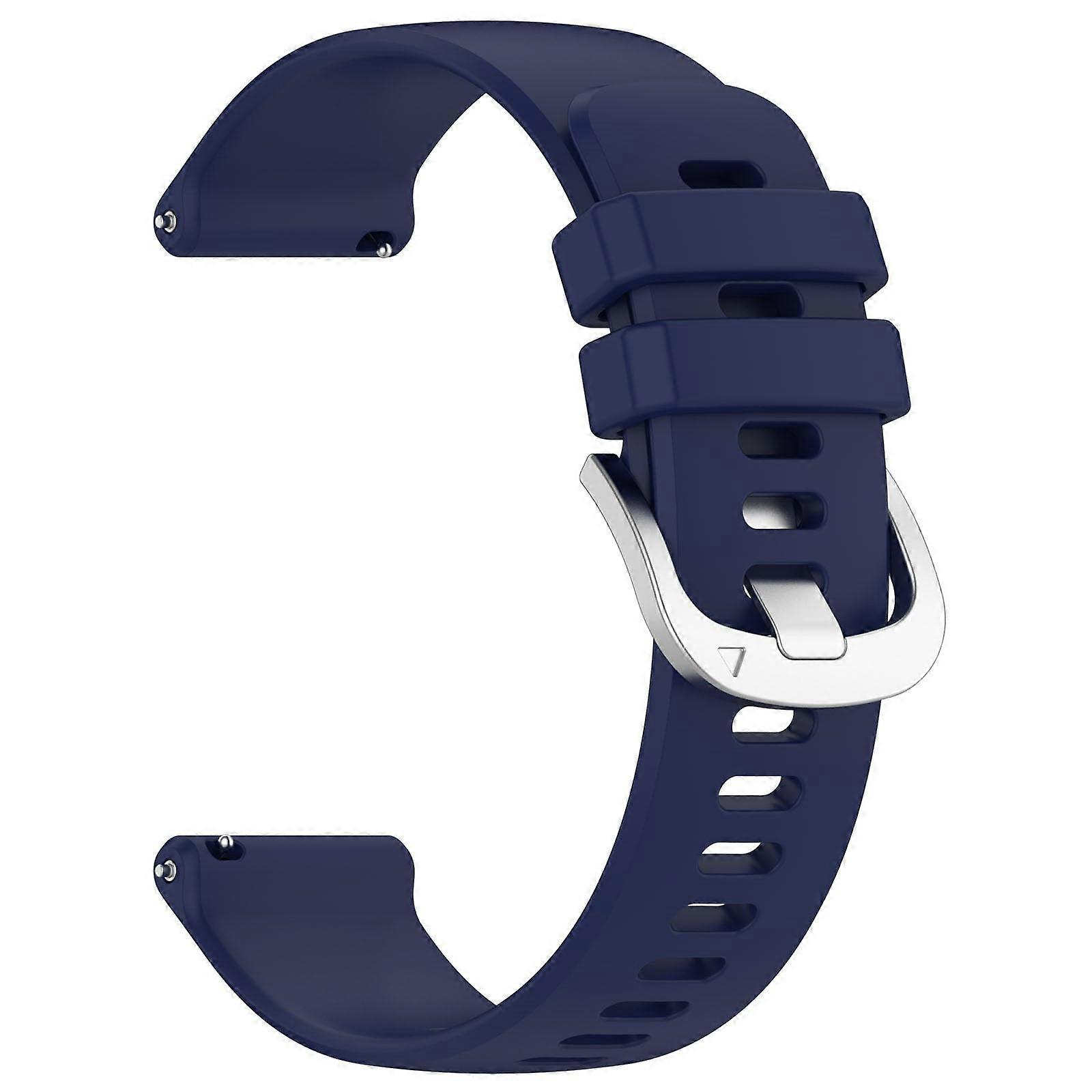 Sports Straps Compatible with Fossil Grant Watch 44 mm, Soft Silicone Band darkblue