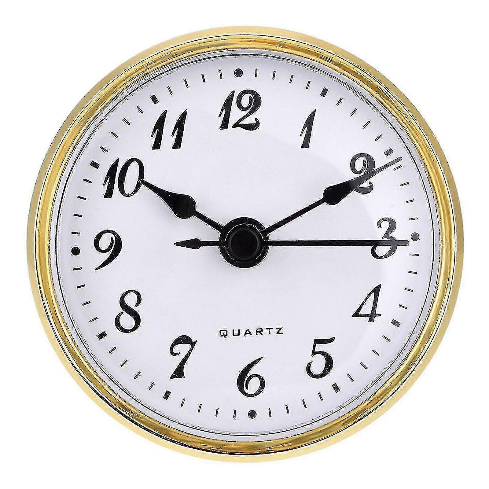 Classic Clock Craft Insert Clocks Movement Quartz Diameter 70mm Number