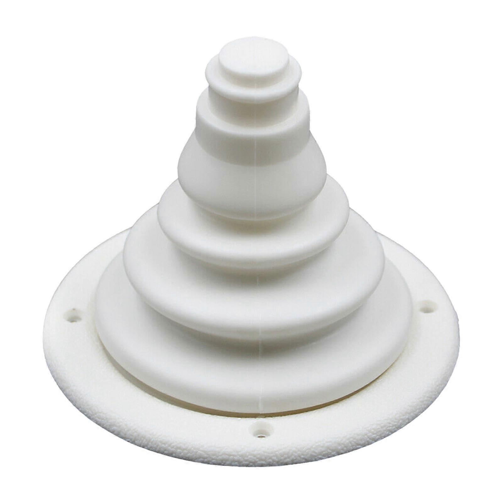 Motor Well Rigging Boot | White Marine Rigging Steering Shift Hole Cover for Engine Rigging Cables and Boat Engines