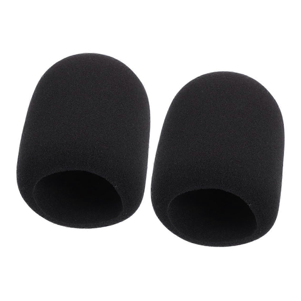 2 quality washable microphone windshields for KTV and stage performances