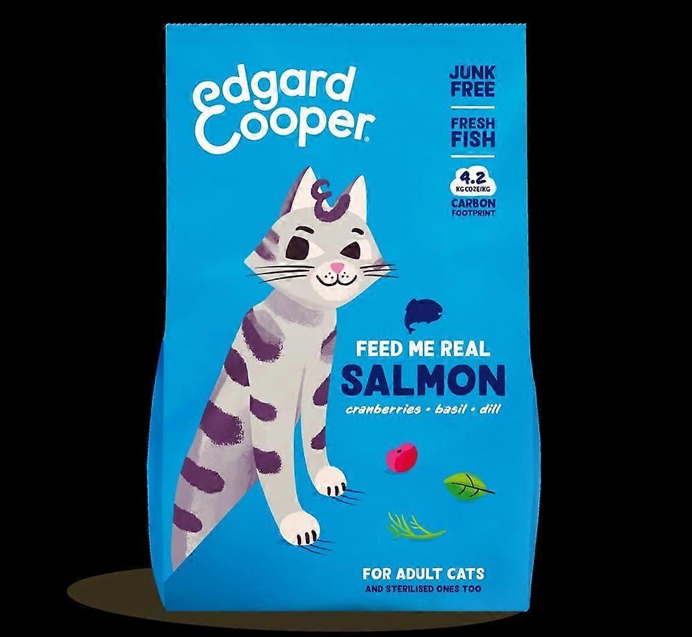 Edgard and Cooper tørfoder til voksne katte - laks 750 g - 2 stk.