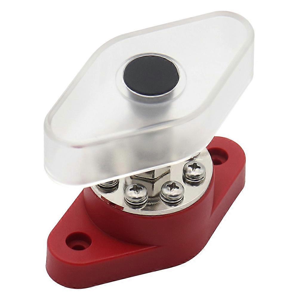 Power Distribution Block Terminal Bus Bar for Car Maintenance Automotive Accessories Nylon and Copper Material 1Set