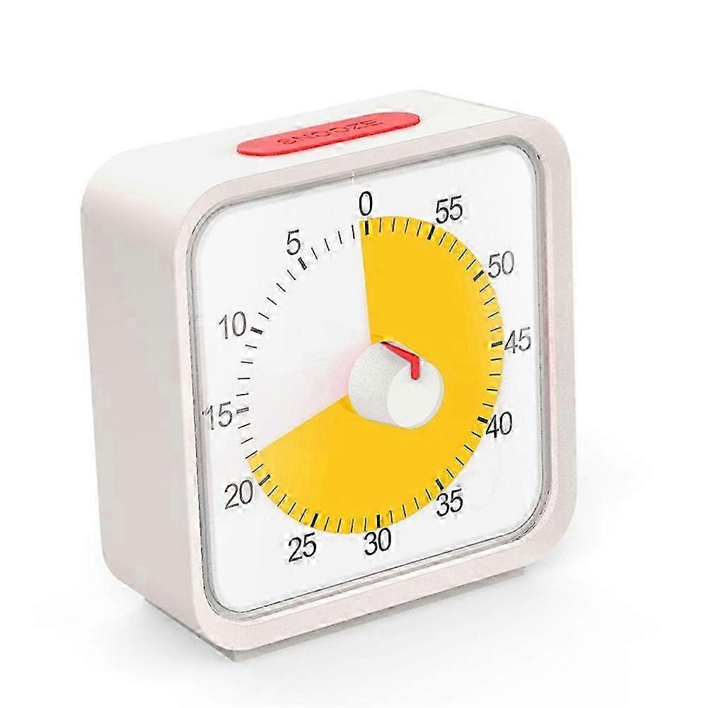 Pomodoro Timer for Kitchen, Time Management Study Classroom Timer, 60-Minute Visual Timer with Silent Operation -B