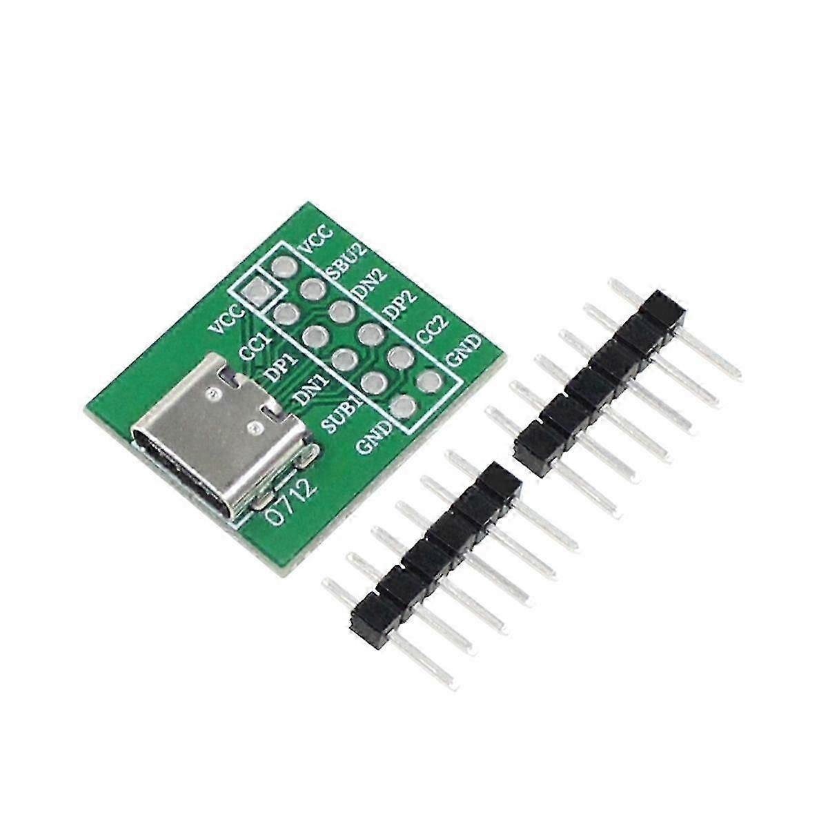 TYPE-C USB Transfer Pin Test Board TYPE-C Female Adapter Board Module TYPE-C USB Adapter Converter