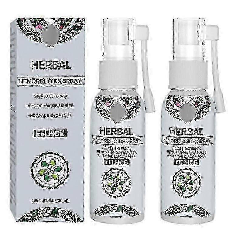 2 قطع علاج البواسير رذاذ جوهر العشبية الطبيعية لا رذاذ التحفيز