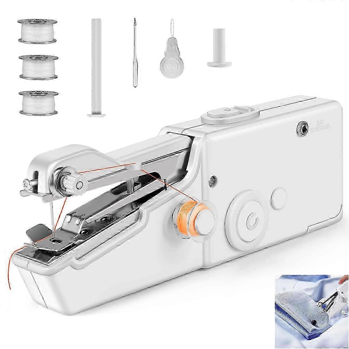 Sewing Machin, Mini Sewing Machine Handheld, Cordless Portable Elec...