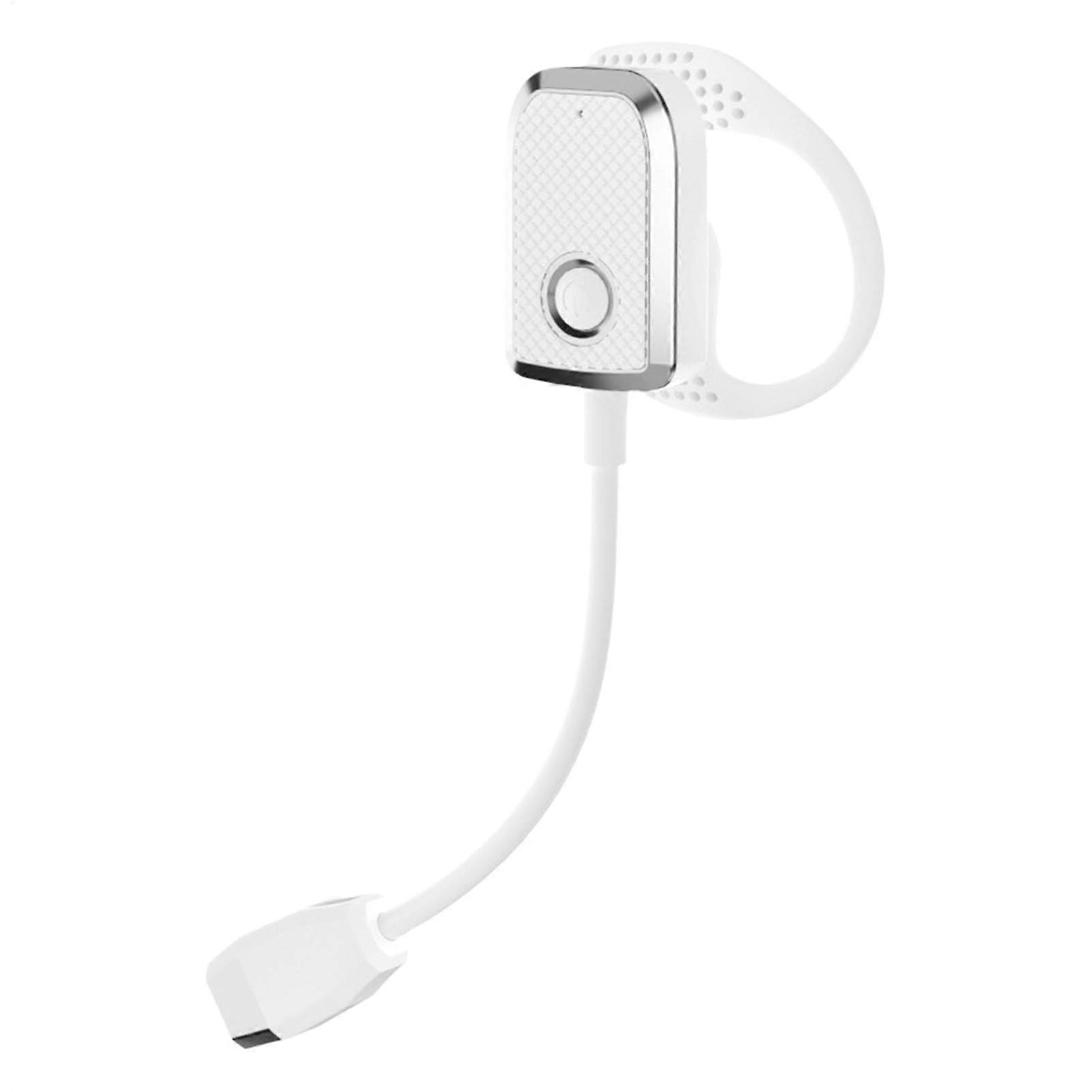 Book Light With Ear - LED Reading Light With Folding Design for Home & Travel, Ergonomic Study Light in White/Dark Grey Heather
