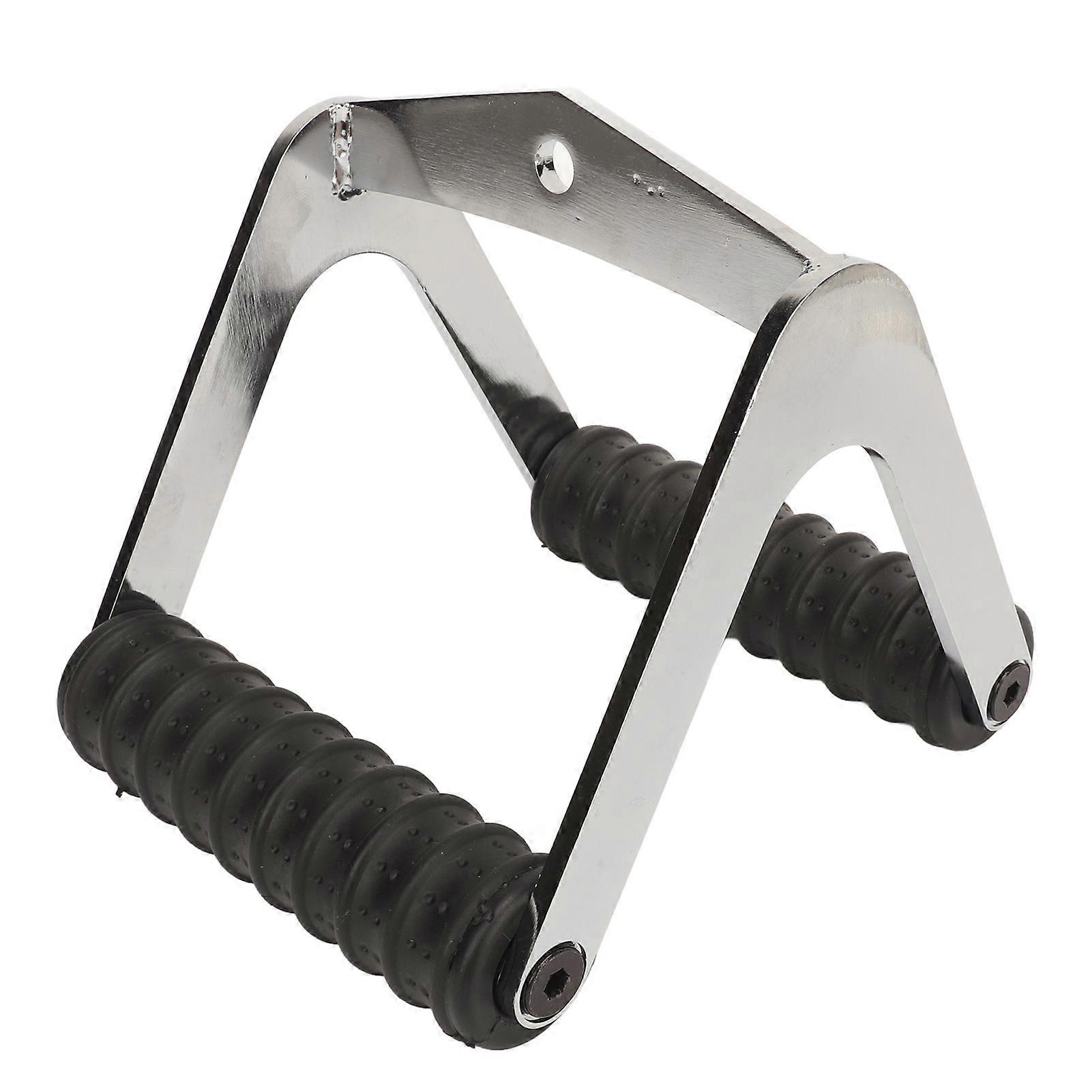 V Shaped Handle Chrome Plated V Pull Rowing Machine Accessories Upper Body Strength Equipment for Home Gym