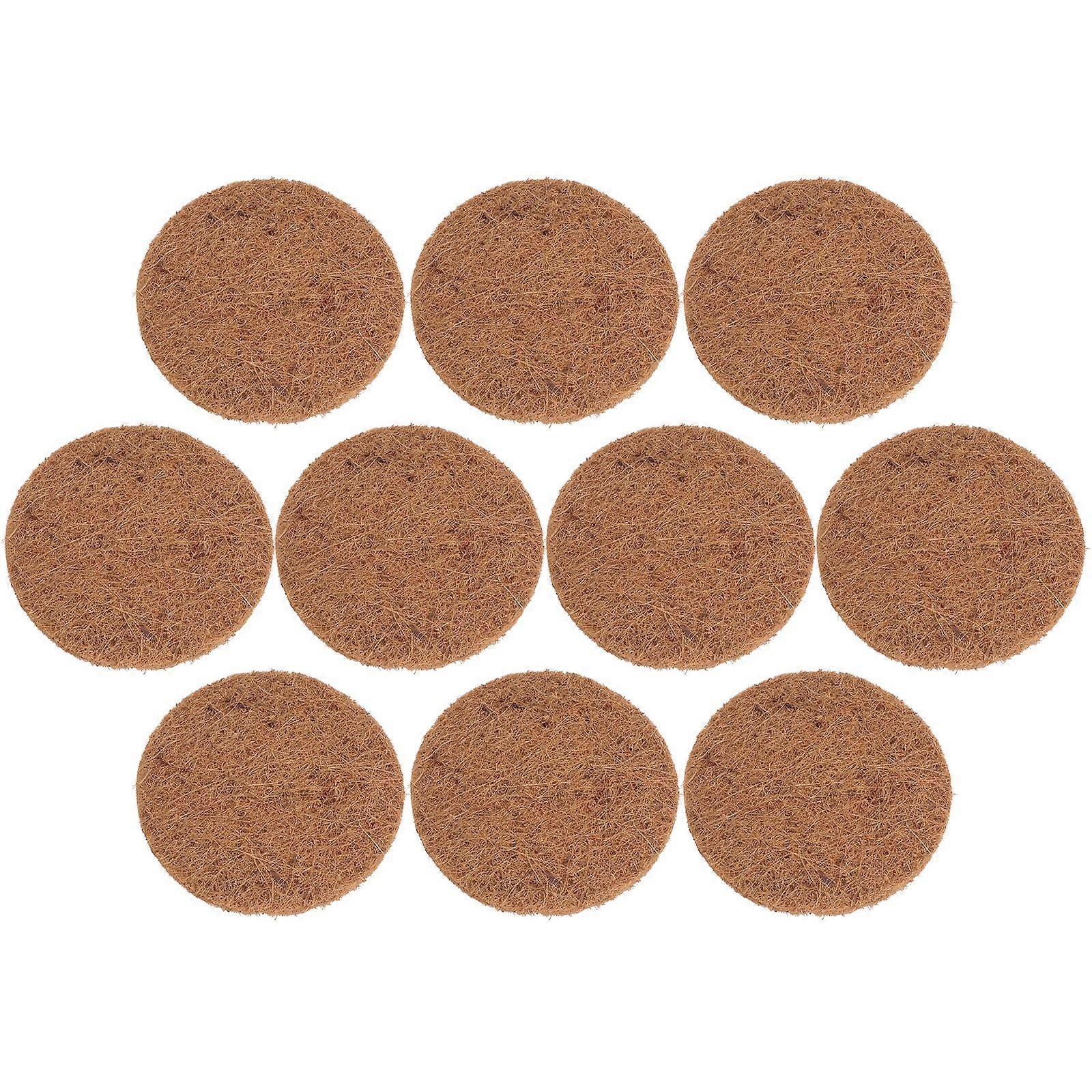 10pcs Taube Zuchteier Matte Nest Kokosnuss Kokos Matte Zubehör Vogelmatte