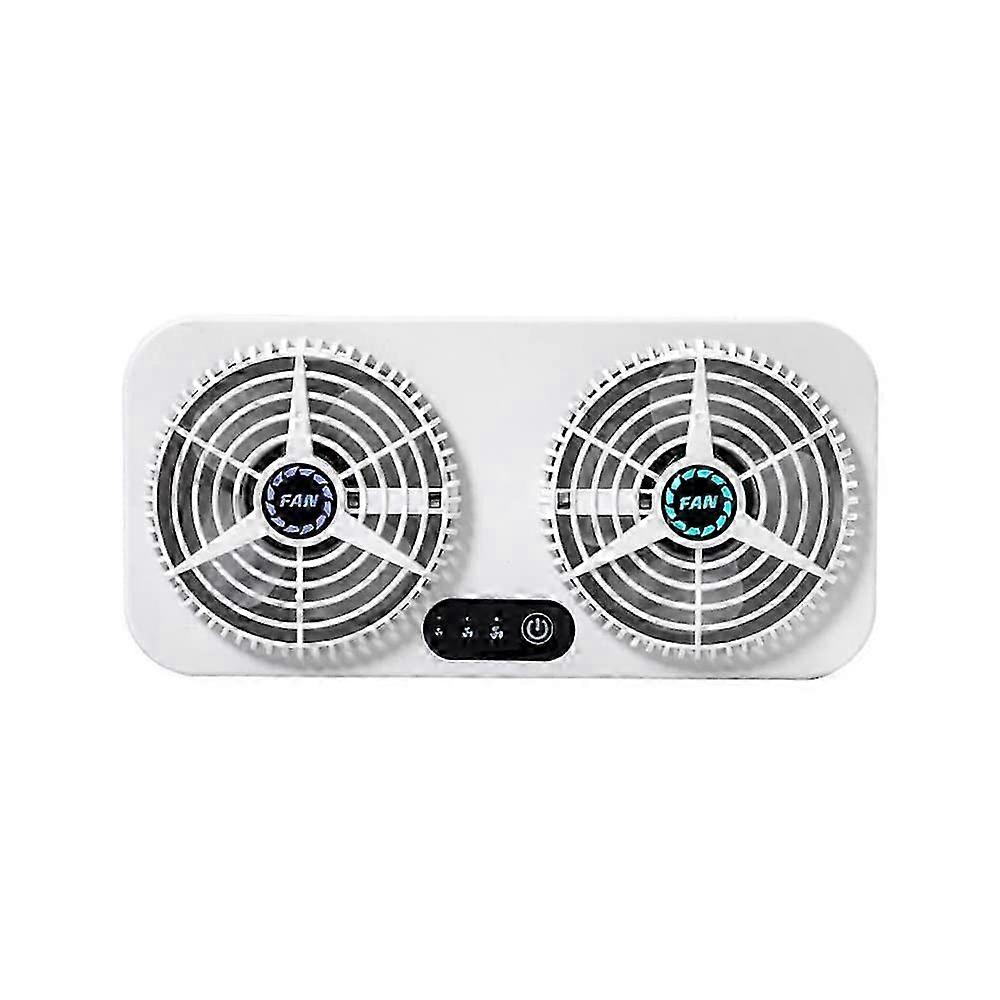 Dual Fan Radiator with USB Charging Function for Car Air Conditioning Cooling