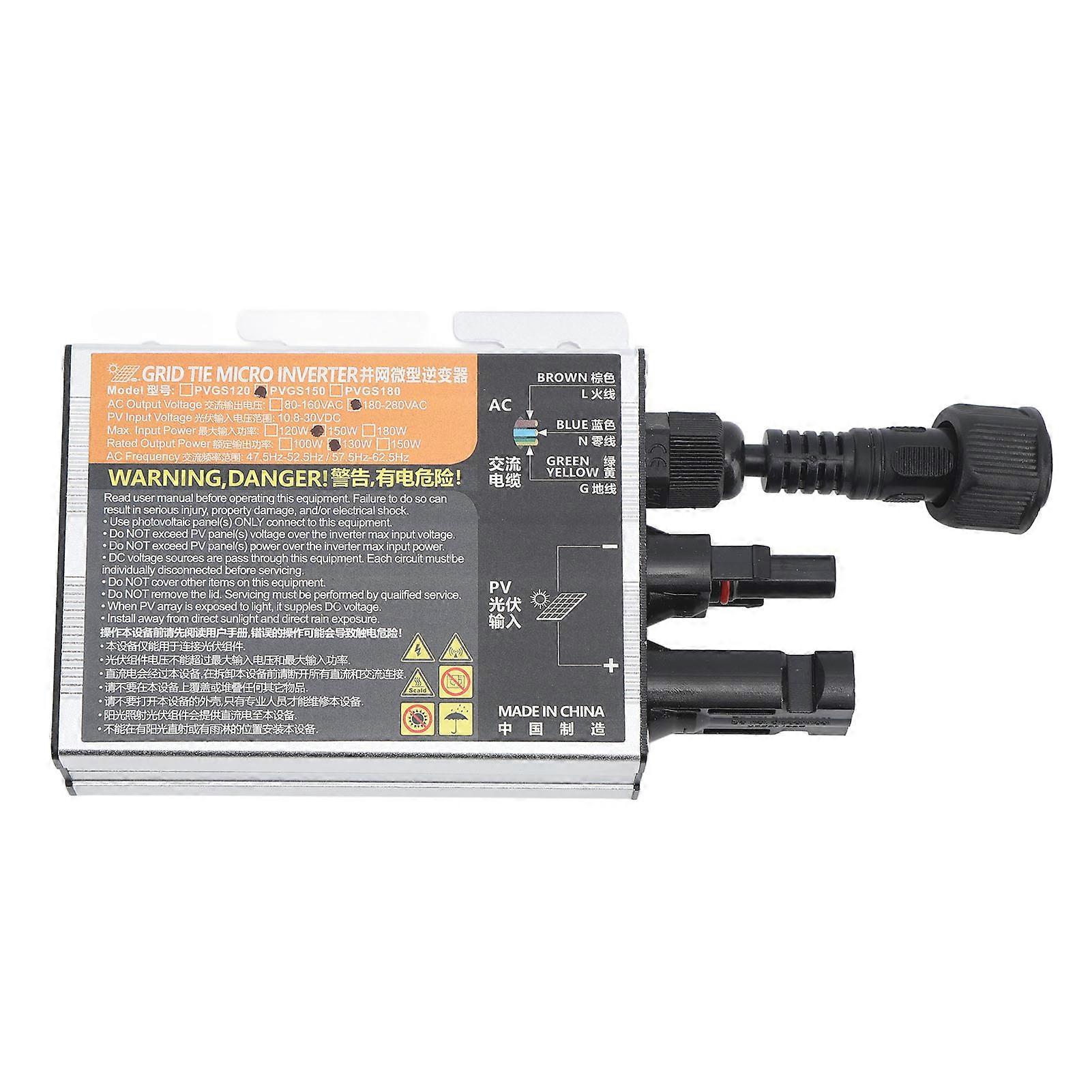 350W Solar Grid Tie Micro Inverter AC220V Pure Sine Wave