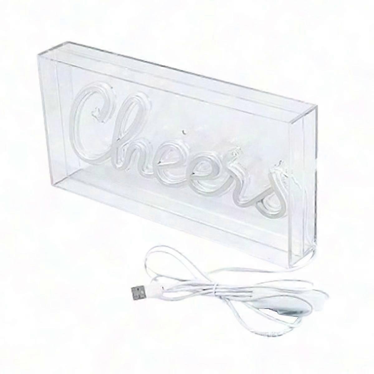 في صحتك نيون تسجيل USB LED شريط ضوء - 3D الجدار ومكتب ضوء النيون للحانة والديكور المنزلي