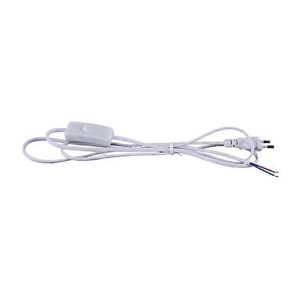 TTIO power cable with plug / switch white