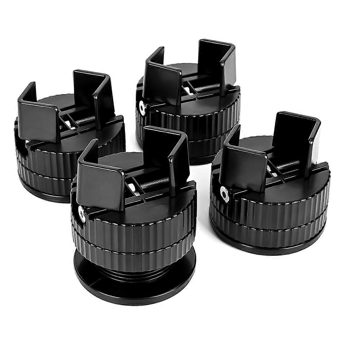 Bed Risers, Adjustable Furniture Risers - Desk Risers for Desk Legs are Height Adjustable 1.8in-2.3in, Support 4000LBs