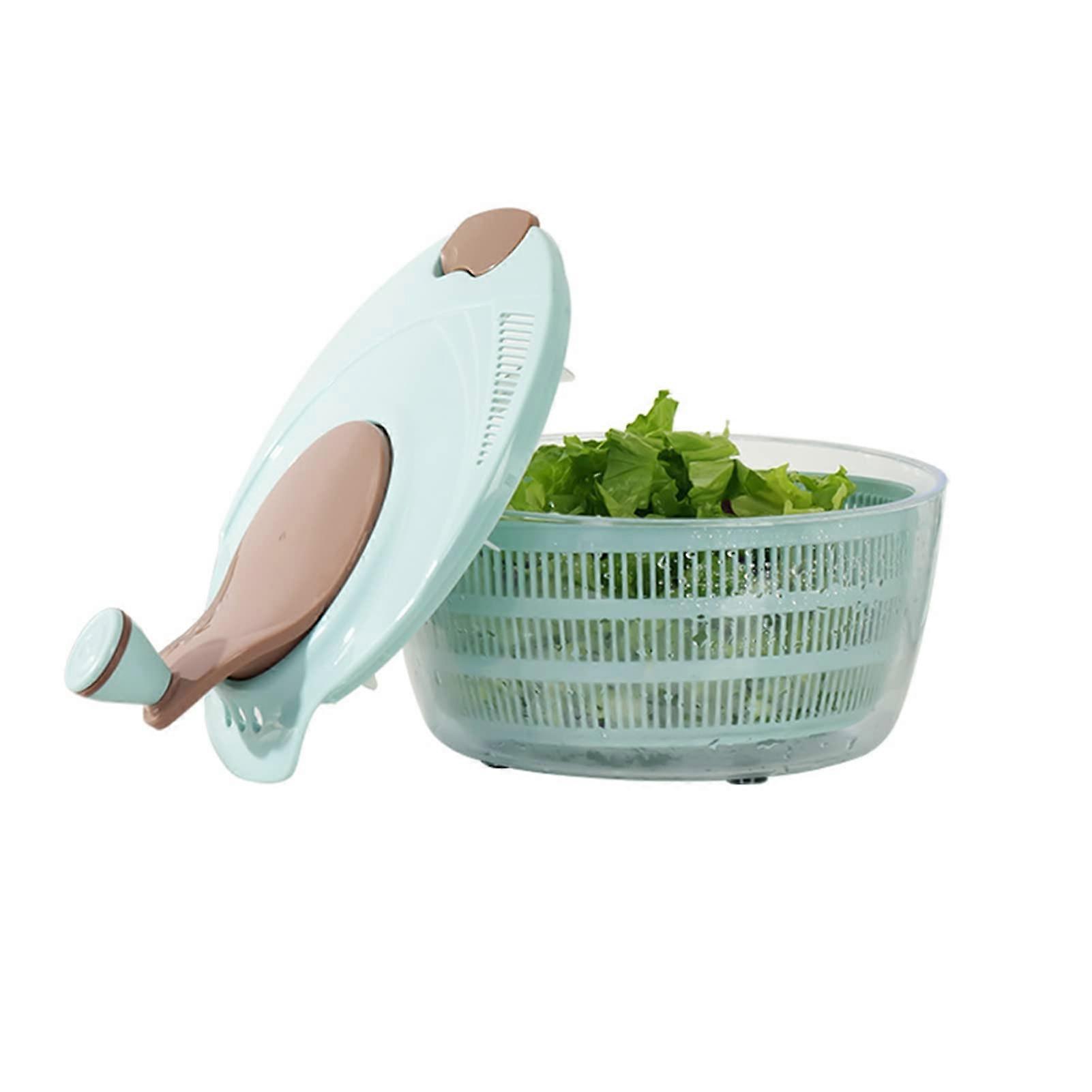 Salad Spinner Quick Dry Design Model 918 Drains Lettuce And Vegetables For Faster Food Prep