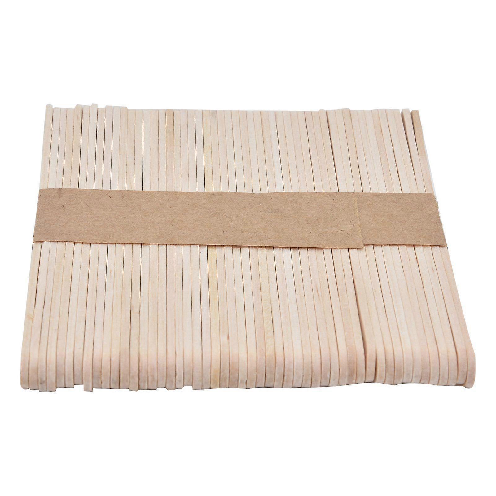 50Pcs Candle Wick Holder Birch Easy Use Reusable Wooden Wax Core Holder for Making Candles114x10mm Single Hole