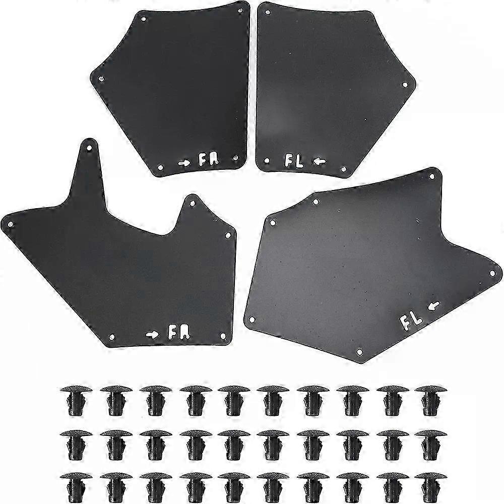 2007- Suitable for  Toyota Splash Guard Fender Liner Shields with Clips Suitable for  Toyota Tundra Sequoia 537370C030 537360C030 53737-0C030