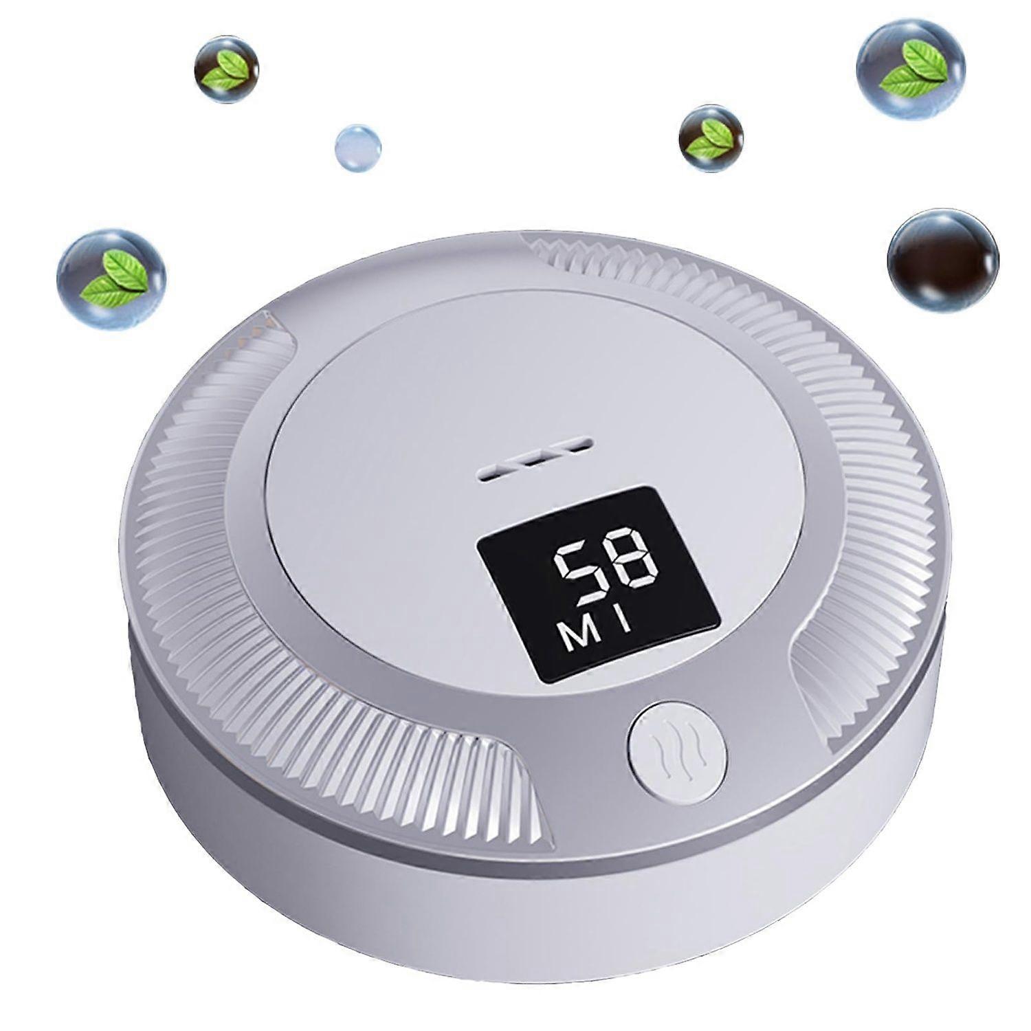 Rechargeable Refrigerator Air Purifier, Ozone Purification System, Screen design,3 Speed, Portable Mini refrigerator deodorizer for Car, Bedroom,Shoe