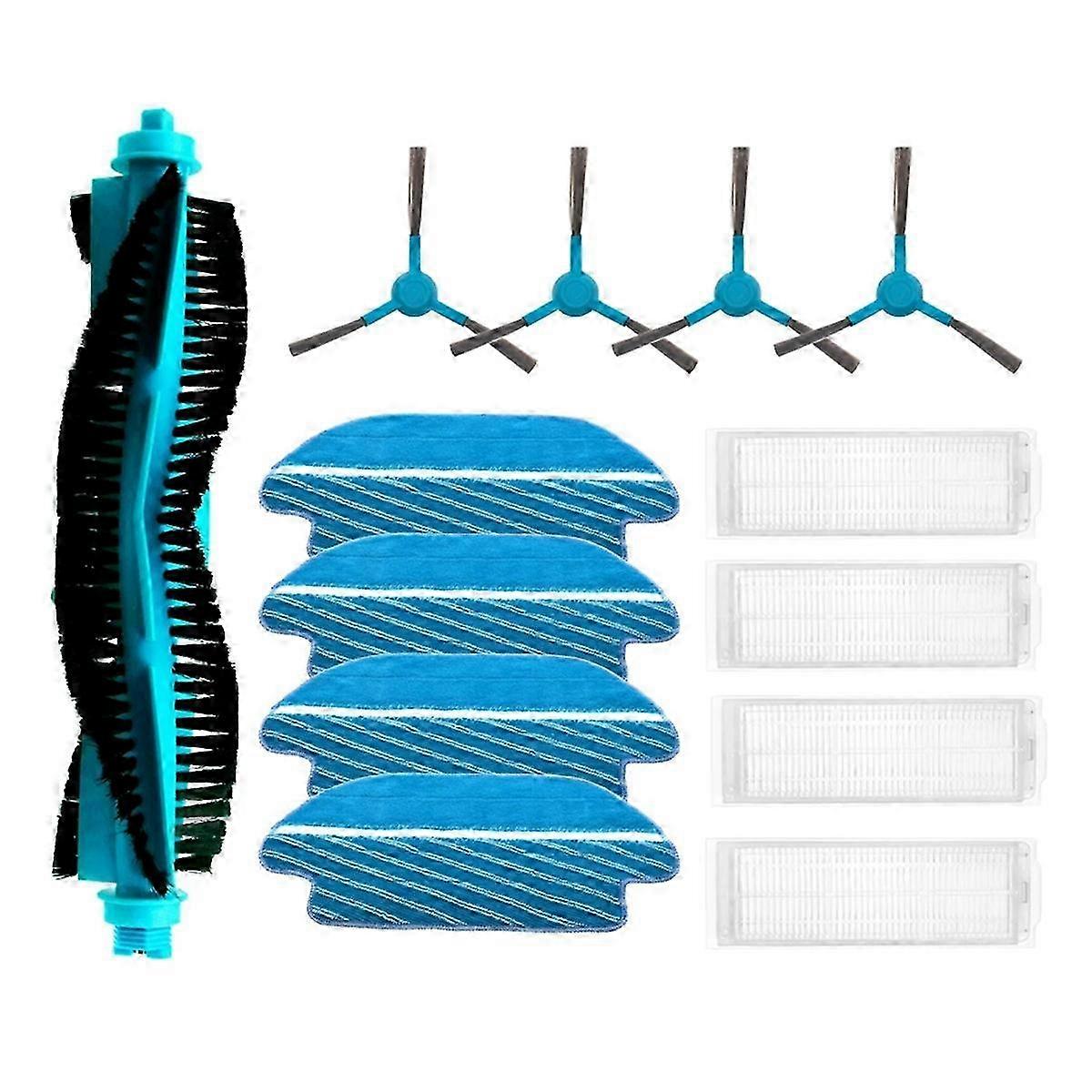 Replacement Side Brush and HEPA Filter for Robotic Vacuum Mop Models-Compatible with Multiple Ultra and Vital Series