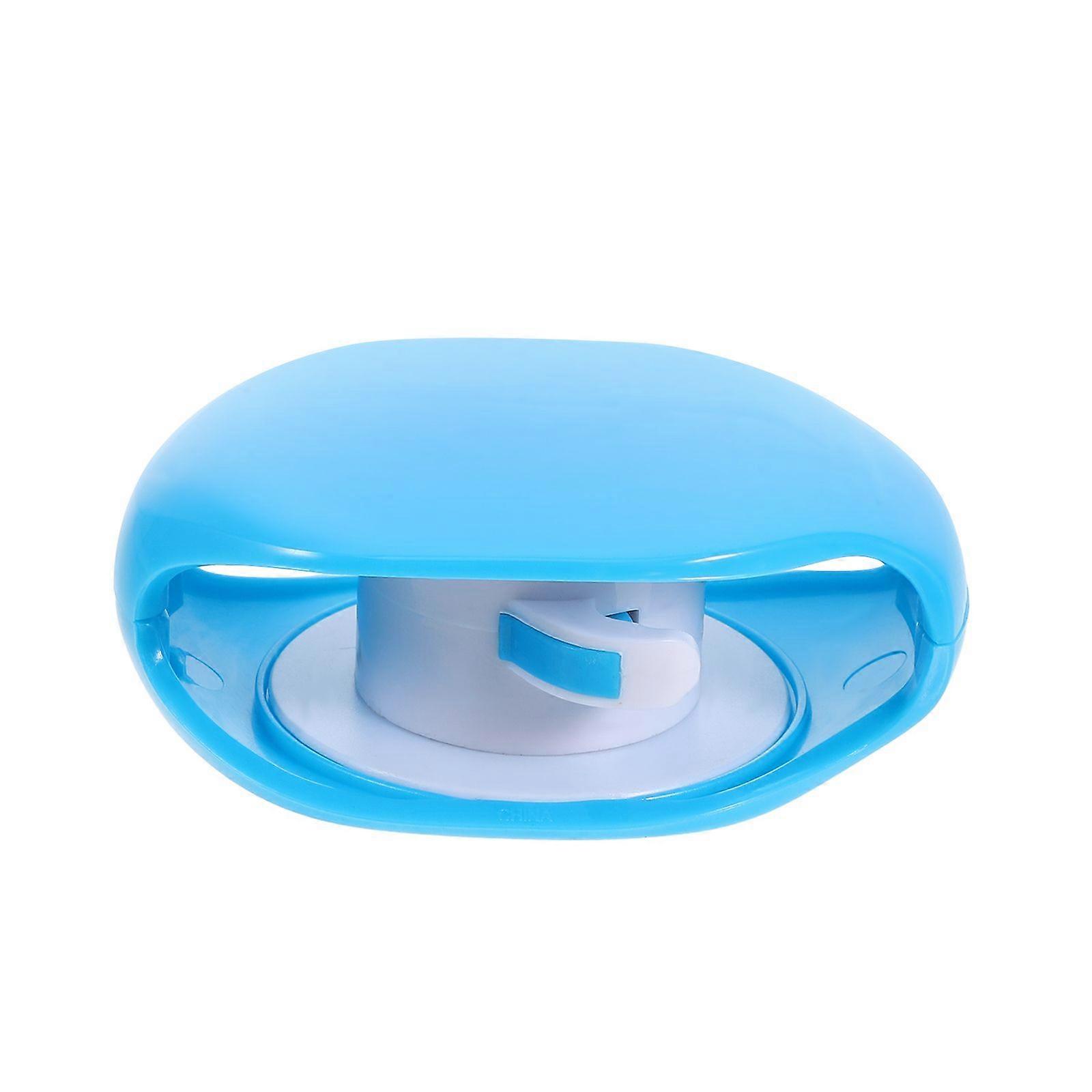 Automatic Roll Earphone Headset Headphone cable Cord Winder Headphones Storage (Blue)