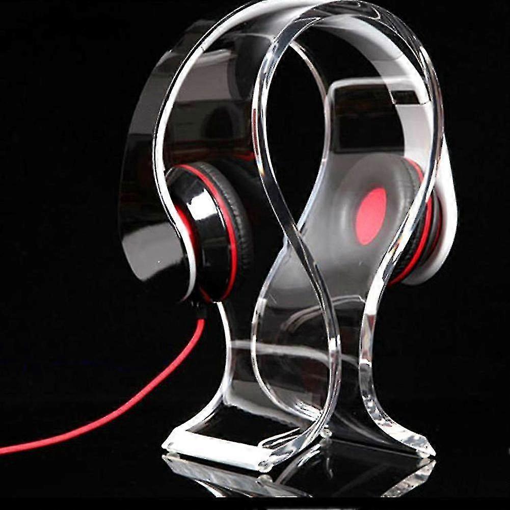 Acrylic Headphone Headset Earphone Stand Holder Hanger P1u6 He K1b9 Q9b8