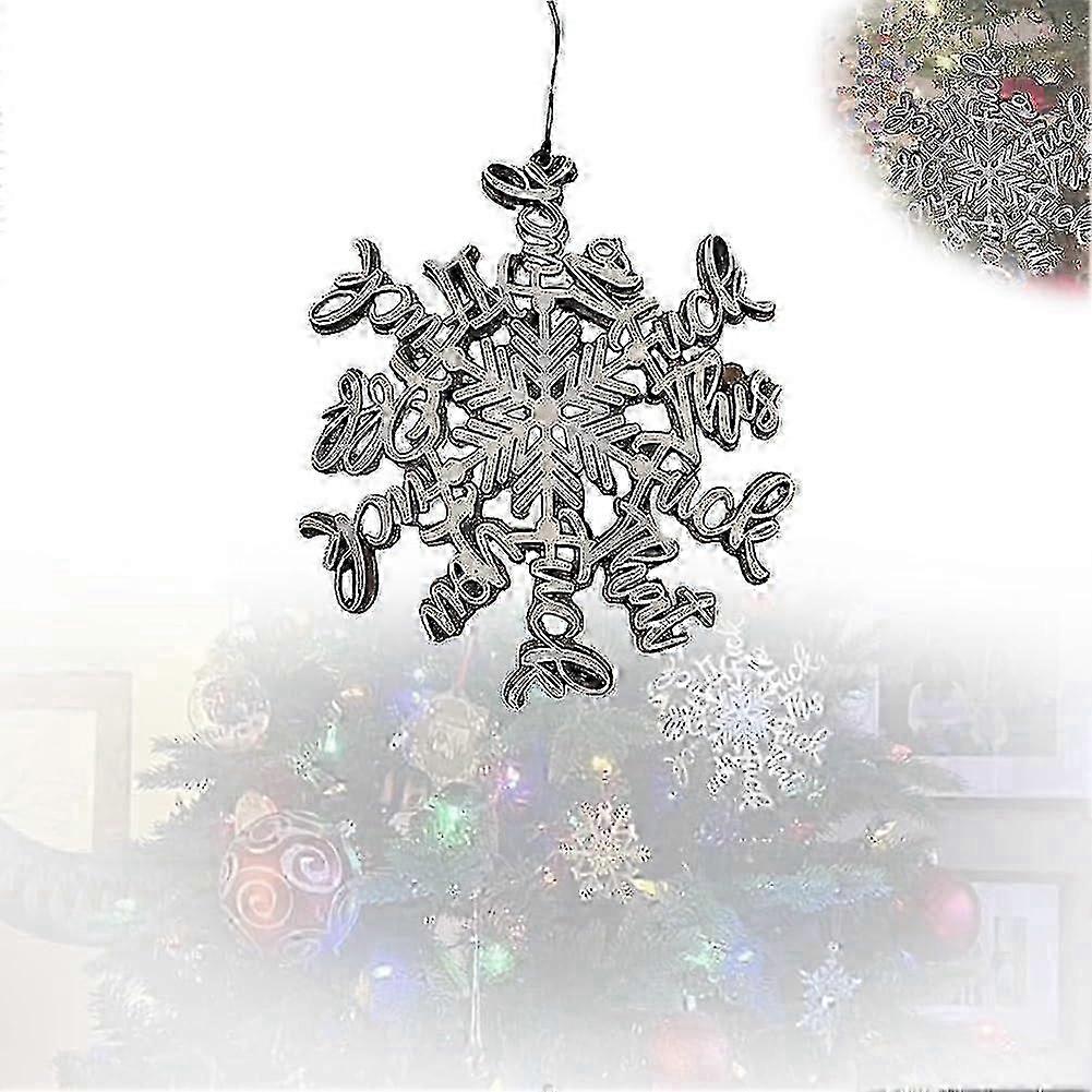 Ornament, Snowflake Ornament, Hanging Snowflake Pendant For Tree