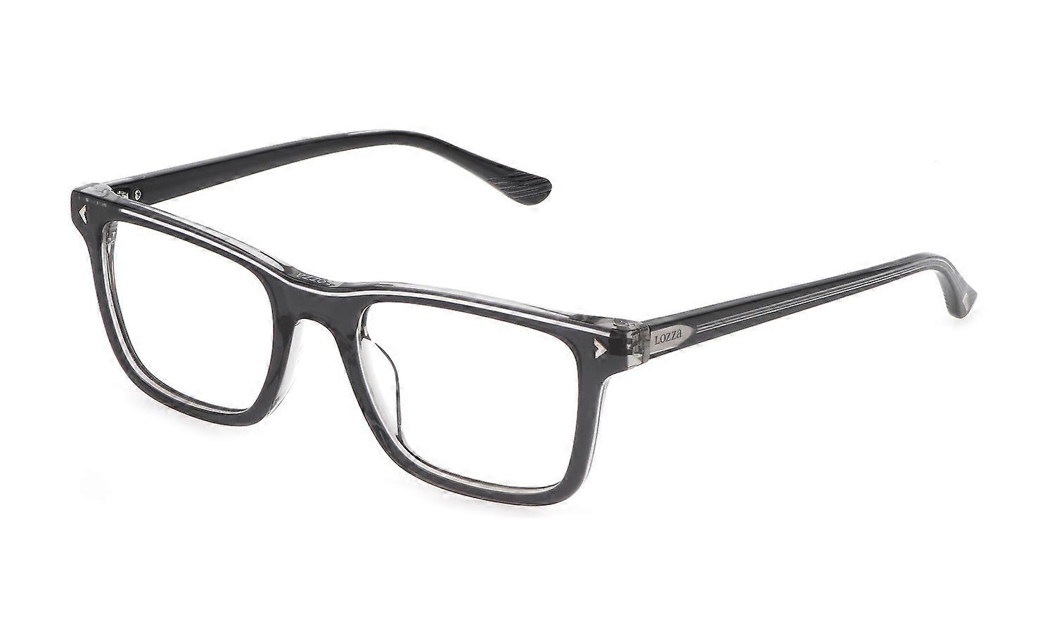 Eyewear Frames Lozza VL4294 0888 TOP Black+CRISTALLO 51/20/145 MAN