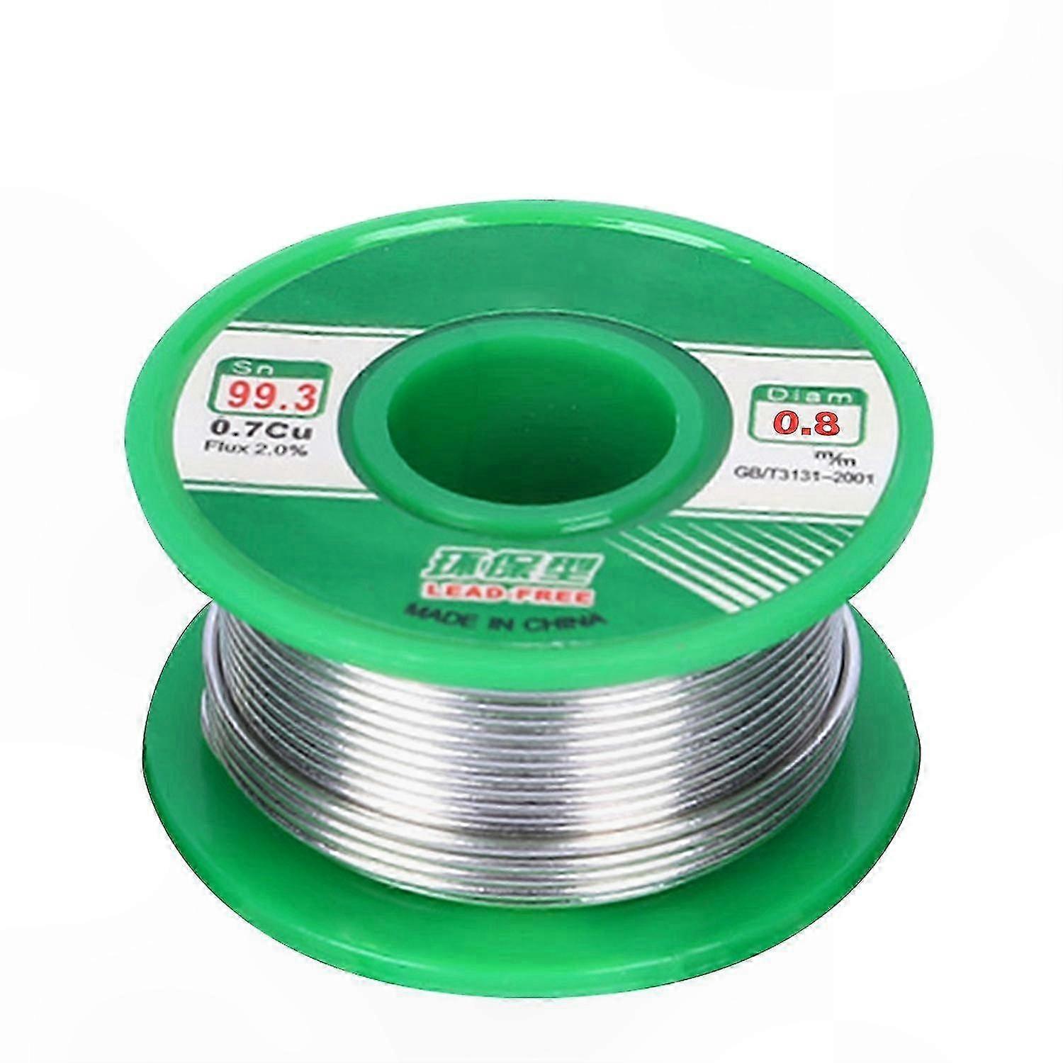 50g Lead-Free Solder Wire 0.5-2mm Low Melting Point No Clean Required SN99.3CU0.7 Tin Soldering Wire