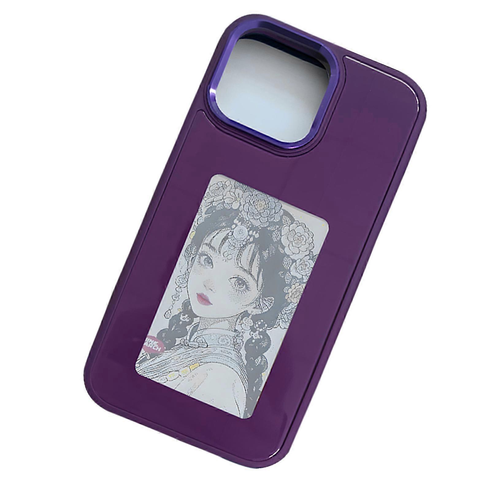 Ink Screen NFC Case for iPhone 16 Series, TPU, 8x4.5cm, Black