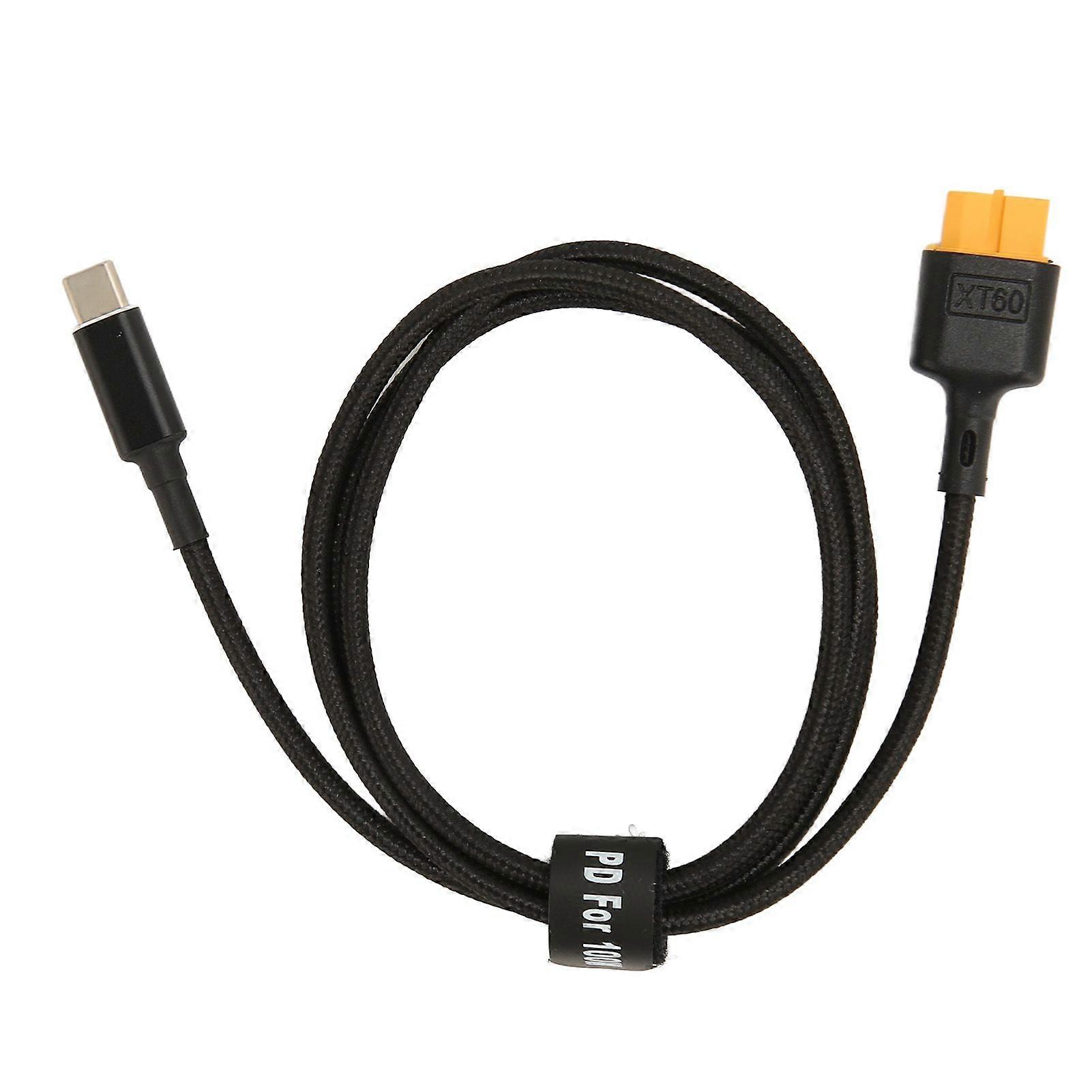 Type C - XT60 充電ケーブル PD 100W 充電 USB C - XT60 メス 充電コード ツールキット用 M7 M6 M6D M8S 1m/3.3フィート