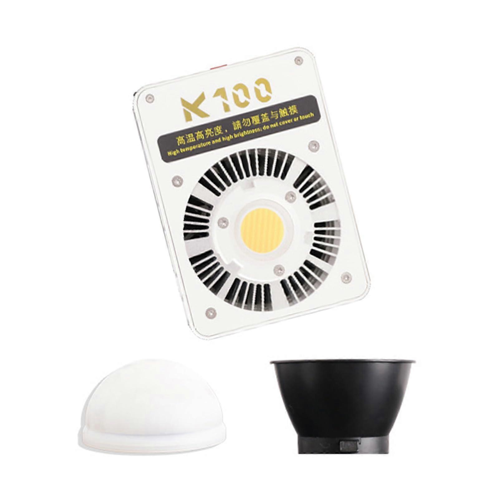 100W Power LED Photography Light Outdoor Handheld With Triple Color Temperature, Adjustable Brightness Video Light