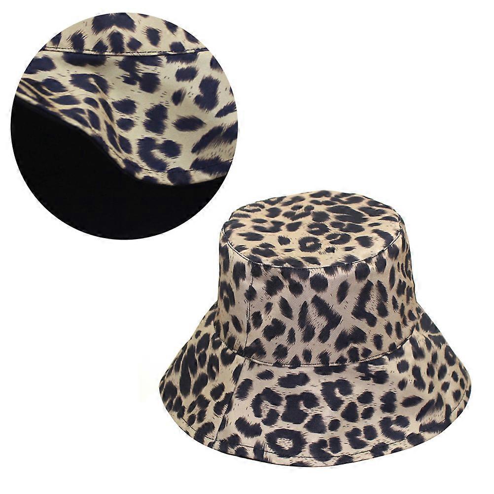 Leopard Printed Sun Protection Cap for Decoration 1Pcs Reversible Hat