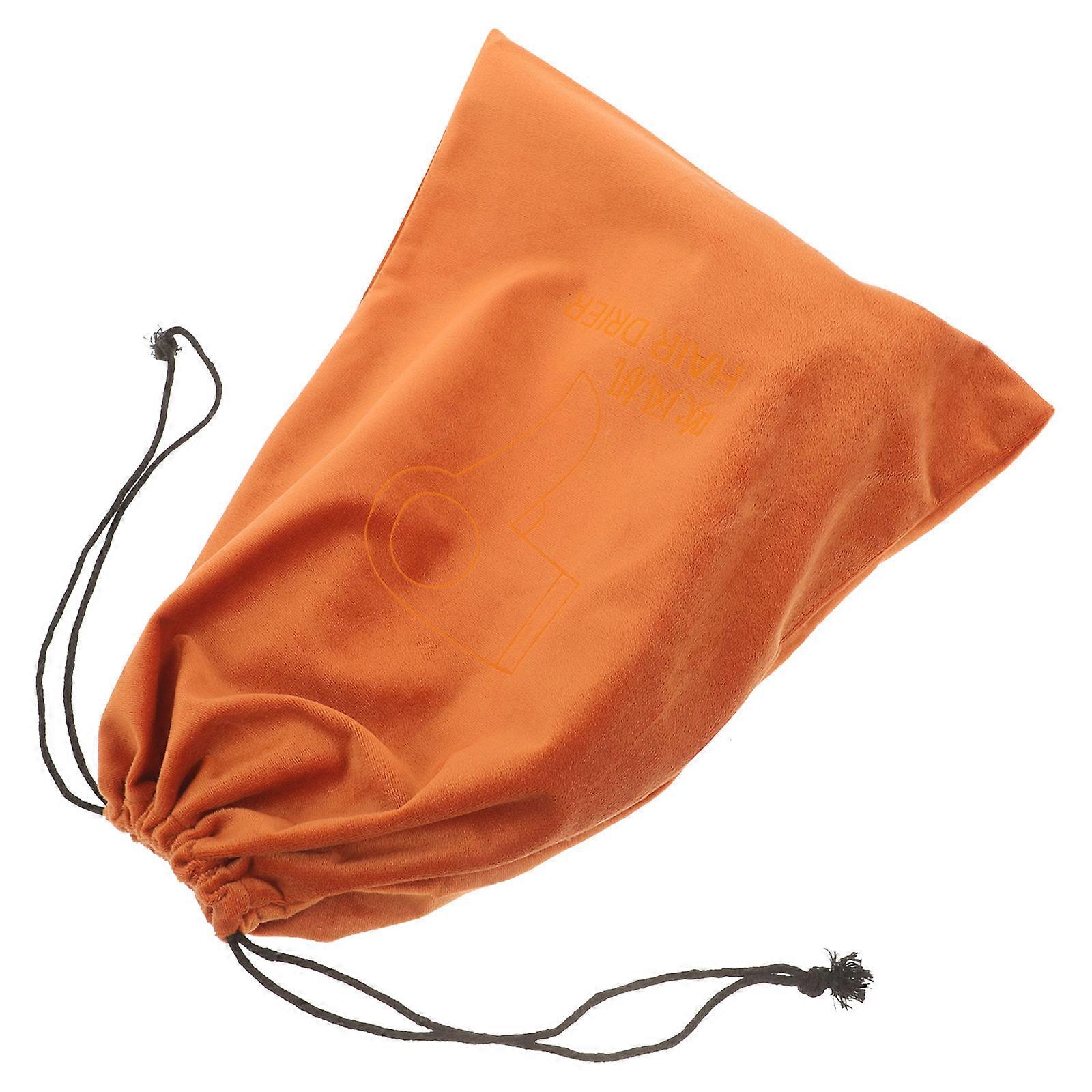Hair Dryer Storage Bag Drawstring Organizer for Storage Khaki