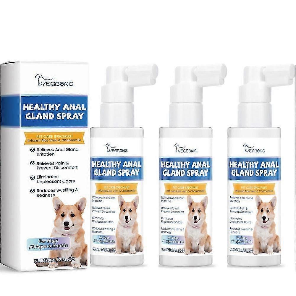 Pet Anal glands Deodorizer Spray Long Lasting Puppies Cats Dogs for Smelly