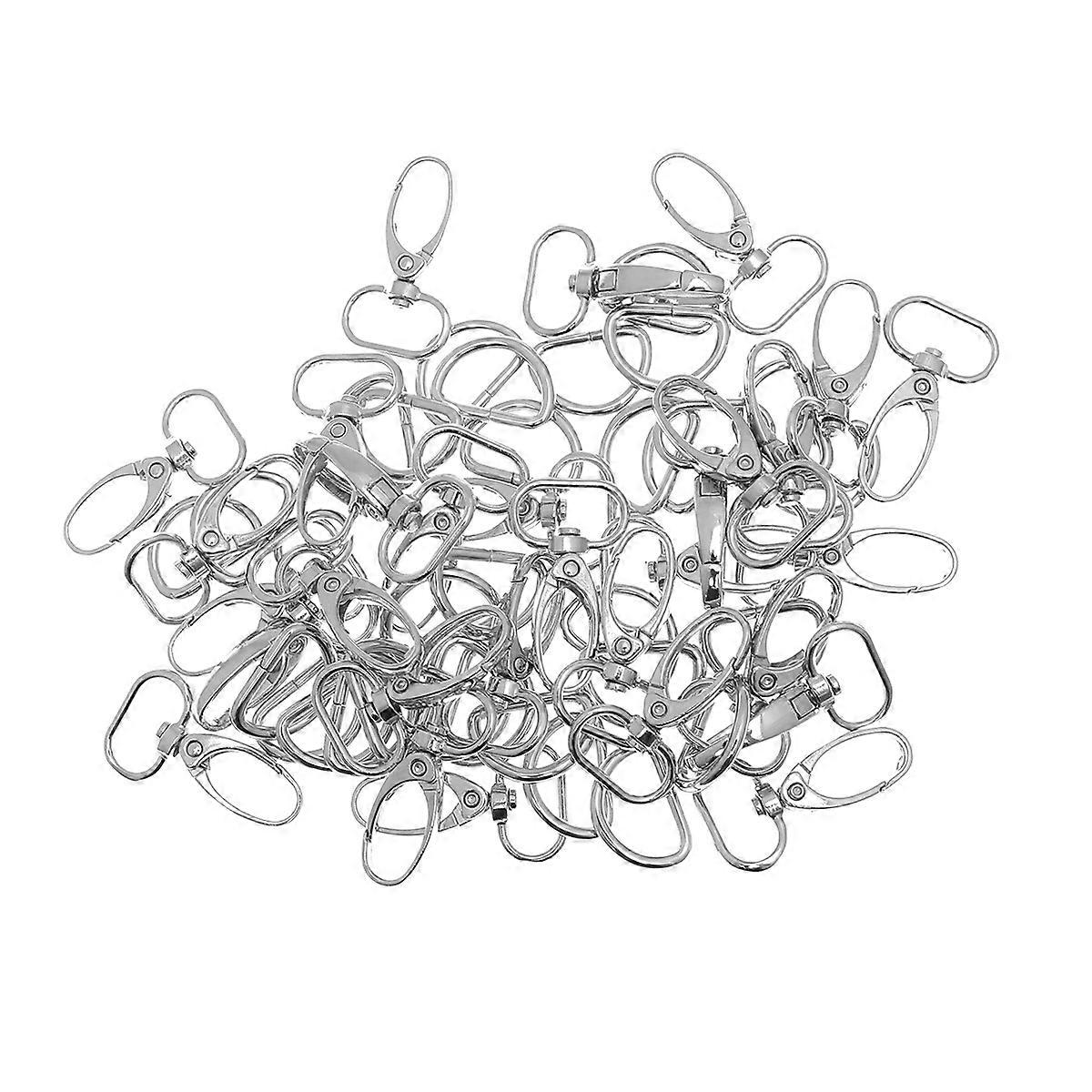 Swivel Hook Lobster Snap Clasps 30Pcs for Bag Key Ring Clasp and Craft