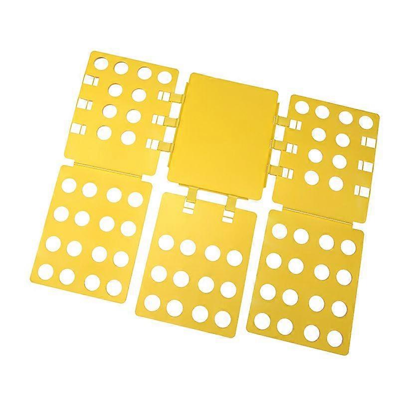 Yellow folding ironing board to increase lazy folding ironing board