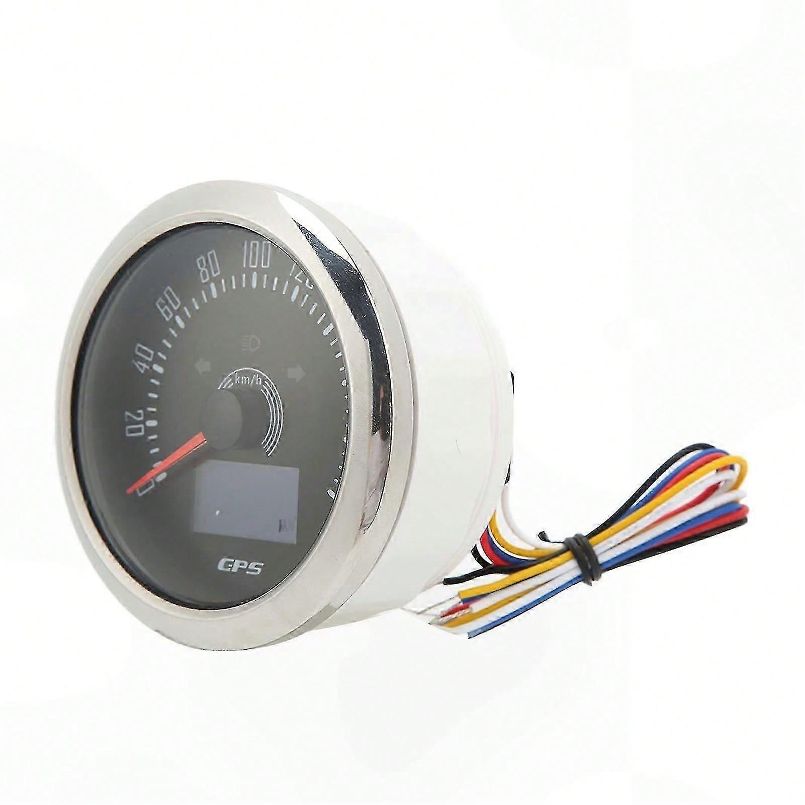 Universal 3-in-1 GPS Speedometer with Tachometer Function, 200KM/H, 85mm, 9-32V, 7-Color Backlit, Antifog for Car, Boat, RV, Motorcycle