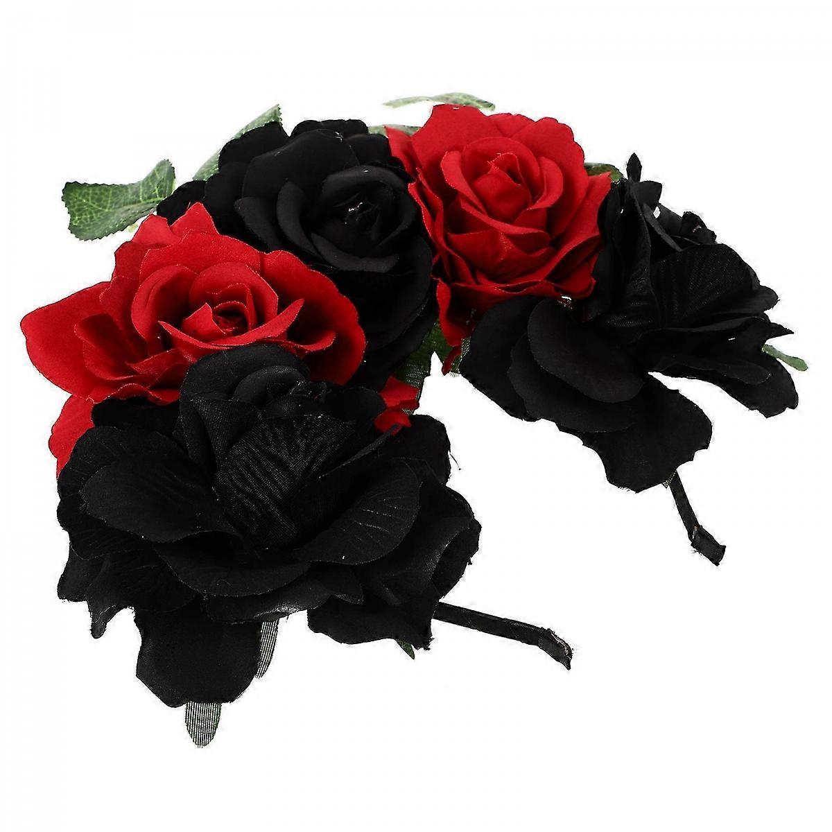 Creative Halloween Accessory Featuring a Festive Rose