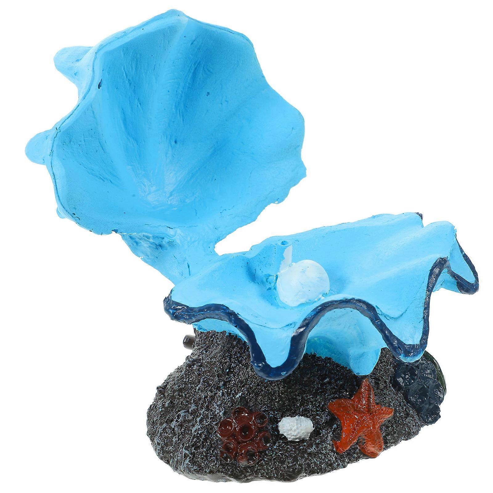 4Pcs Air Stone for Aquarium Shell Design with Bubble Diffuser Fish Tank