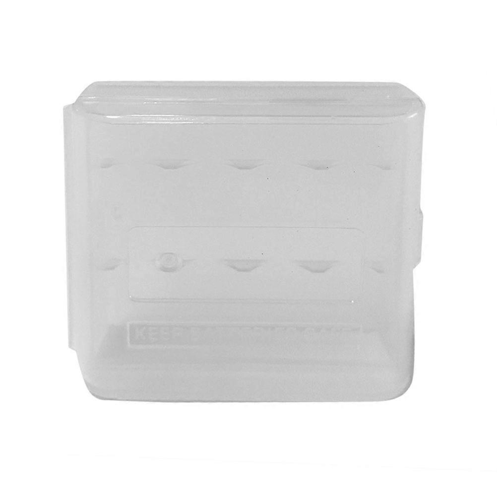 Aaa Battery Holder Transparent Hard Plastic Case for 3Pcs Storage Box