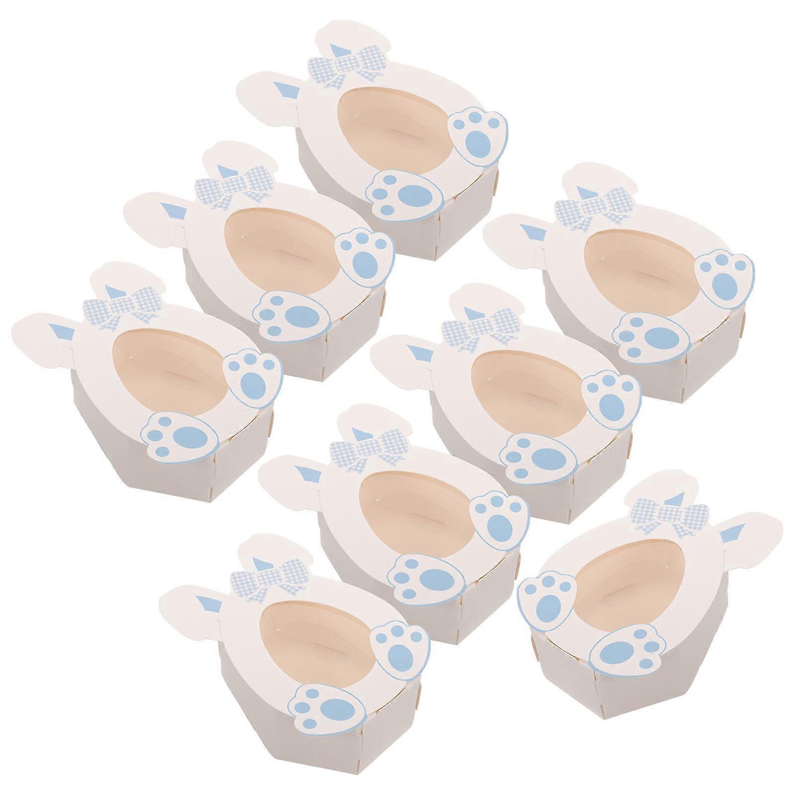 Assorted Color Easter Candy Box Paper Cookies Holder 30Pcs for Gifts