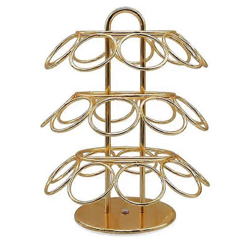 Rotating 360 Degrees Metal Coffee Pod Organizer for Pod