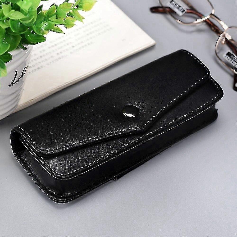 Leather Eyeglass Case with Storage for Glasses and Accessories