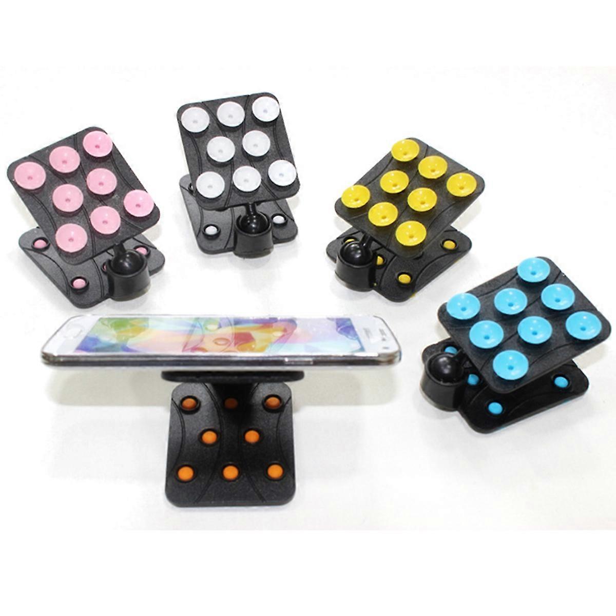 Suction Cups Holder Double-Sided Suction Cup Bracket Multicolor For Office Desktop Use 1Pcs
