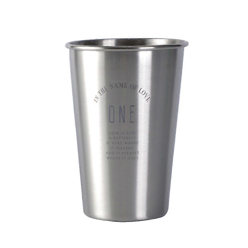 Juice Cup for Drinking Use 2Pcs Stainless Steel Unbreakable Cups