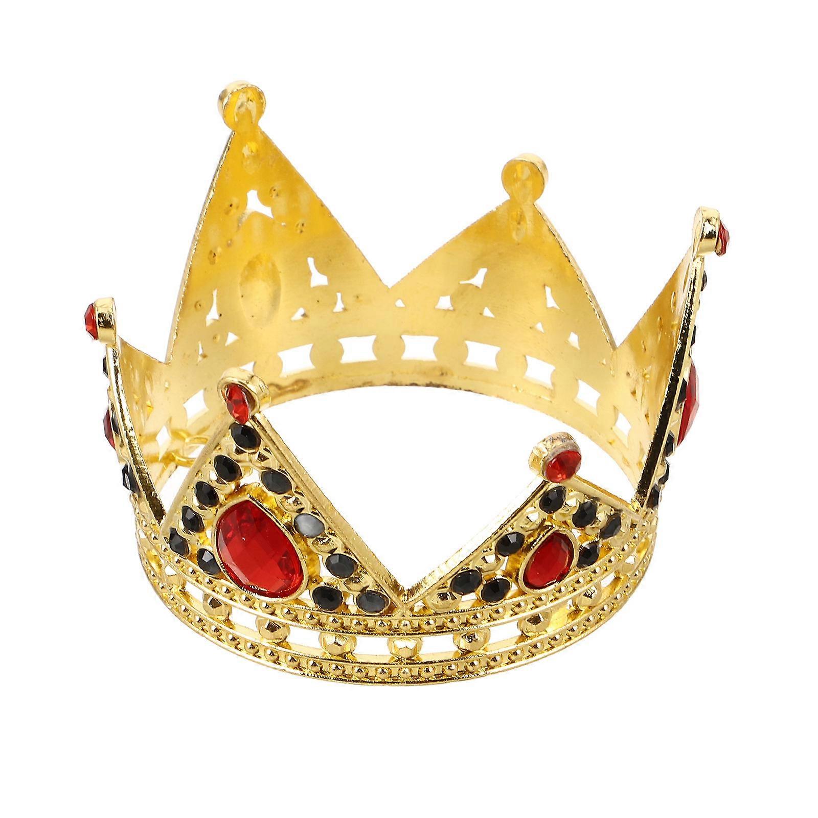 Baking Dessert Decor Crown Cake Decoration for Birthday Cake 4Pcs