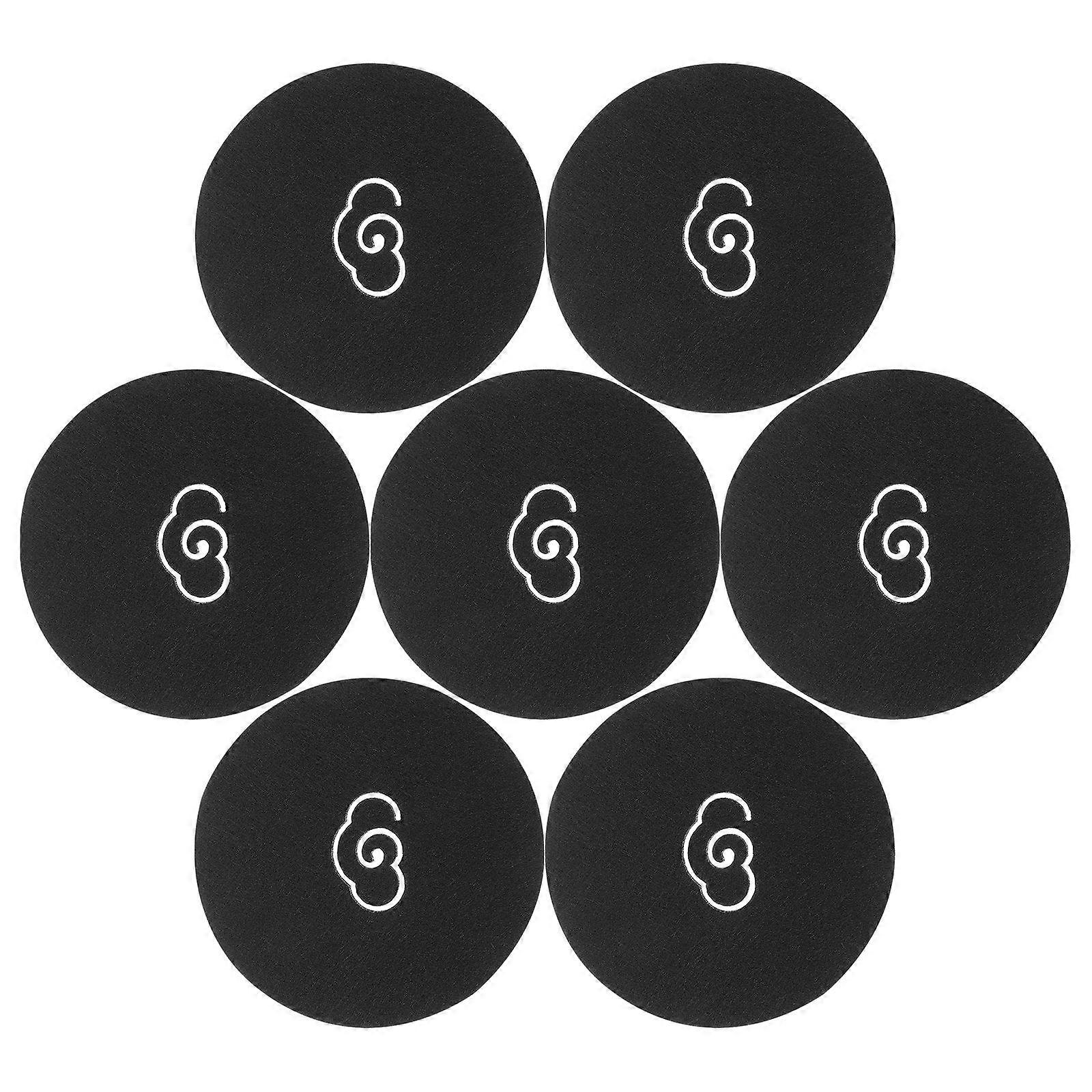 Felt Cup Holders 150 Pcs Table Protection Decorative Coasters Simple Style for Office Desk